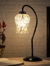 Multicolor Mosaic Glass Curvy Table lamp with Iron Base (EN25)